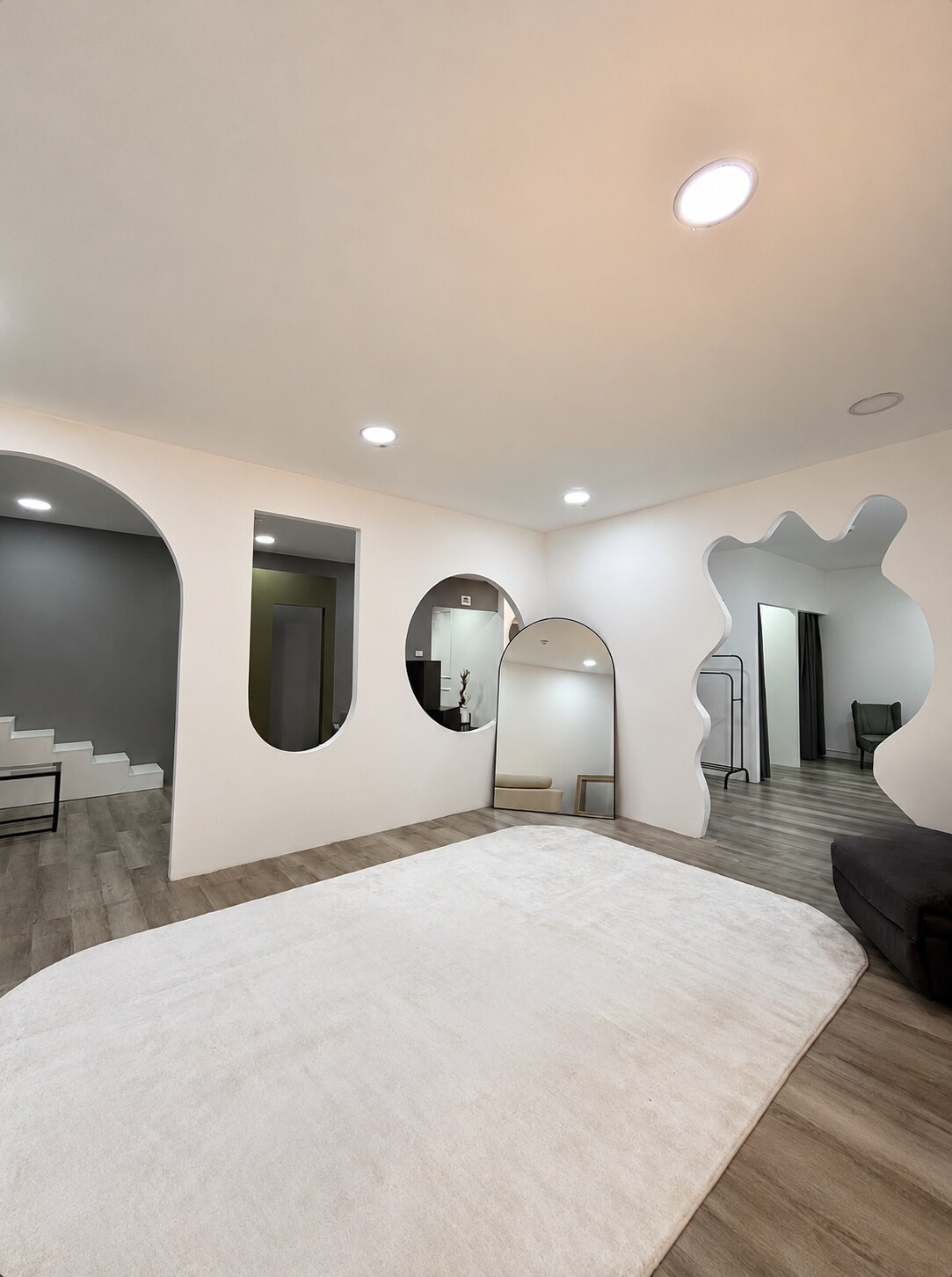 Sculptural openings inside Scene Space