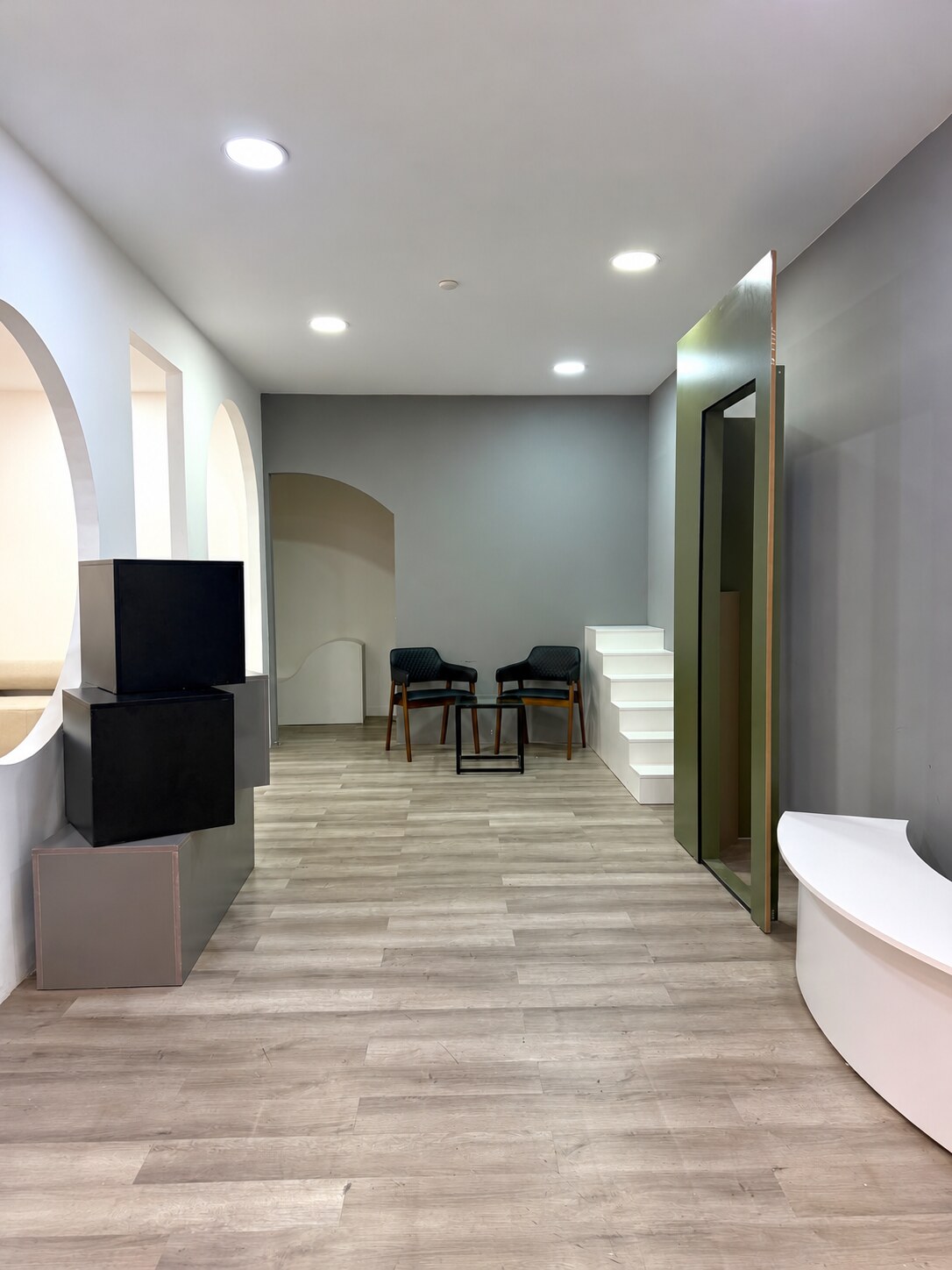 Props and architectural spaces inside Scene Space