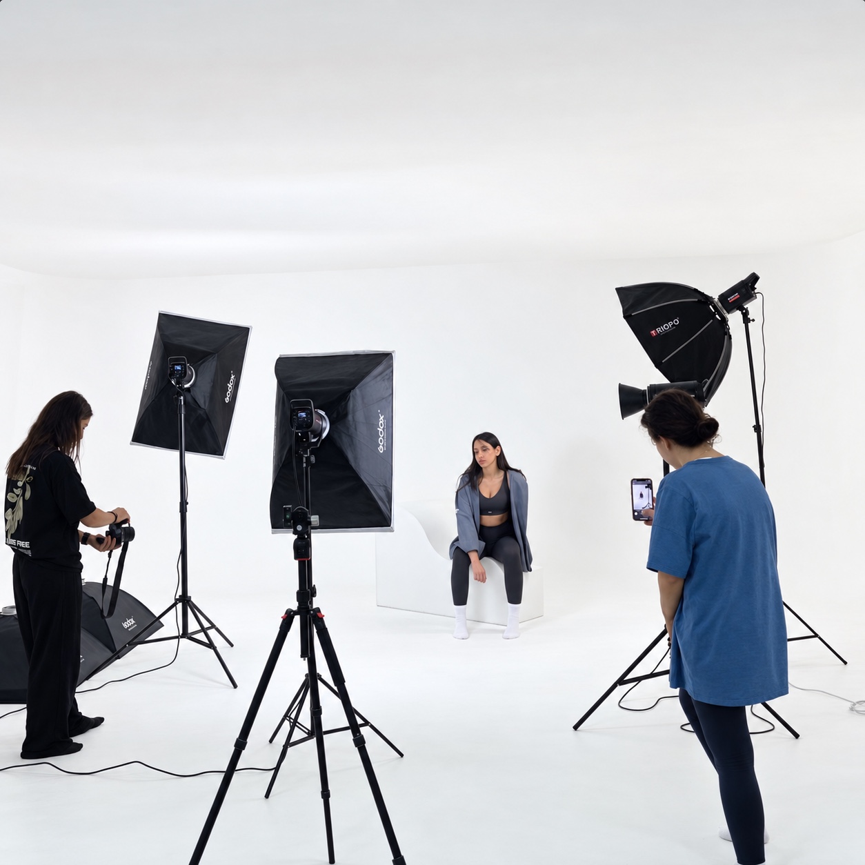 Photography in the infinity room